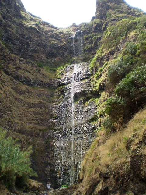 Aveiro Waterfall (110 metres).