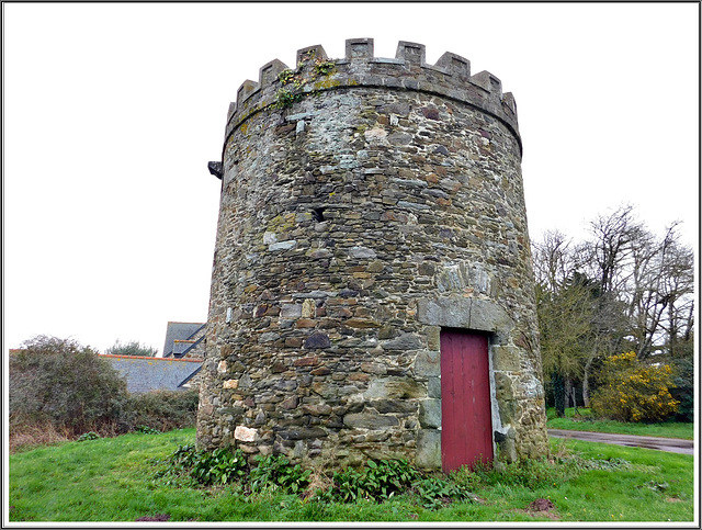 Le moulin de la Chaize au Mont Garrot à Saint Suliac(35)
