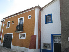 Typical village houses of western Portugal.