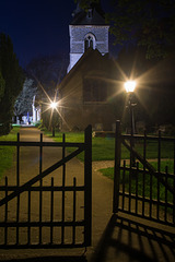 April 13: Church at night