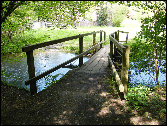 footbridge over the Tillingbourne