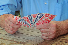 Jouer cartes sur table