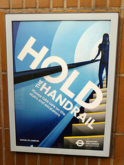 London 2018 – Hold the handrail