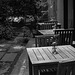 Tables on the terrace