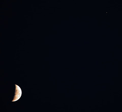Moon and Venus