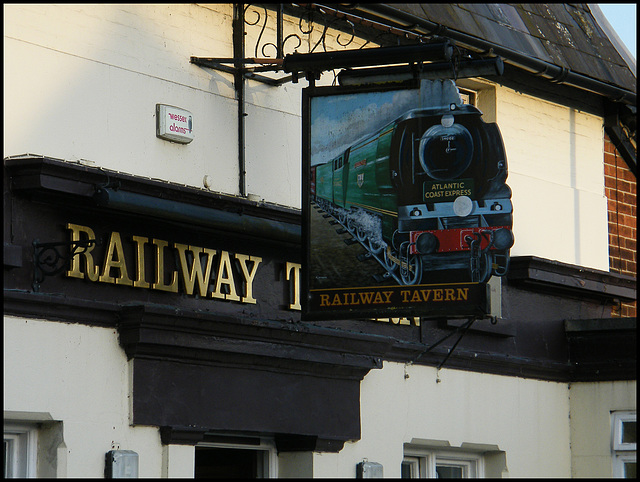 Railway Tavern sign