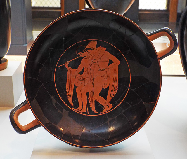 Kylix with Revelers in the Getty Villa, June 2016