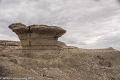 Large Sandstone cap, Badlands