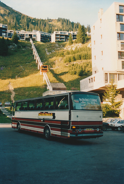 Alpbus, France 144 RF 74 in Flaine - Aug 1990