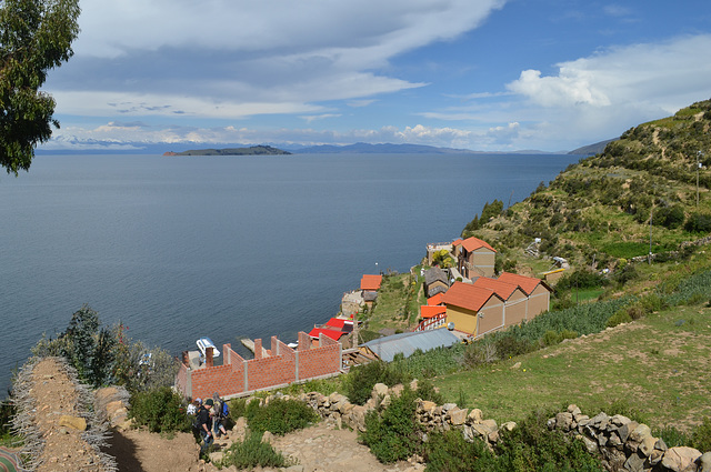 Bolivia, Titicaca Lake, Island of the Sun, Inca Steps to the Port of Yumani