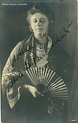 Marie Gutheil-Shroder Autograph