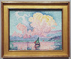 Antibes: The Pink Cloud by Signac in the Boston Museum of Fine Arts, January 2018