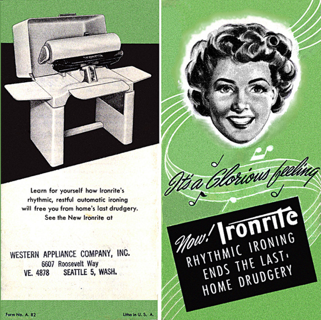 Ironrite Leaflet, c1940
