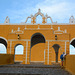 Mexico, Izamal, Entrance to the Convent of San Antonio