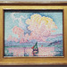 Antibes: The Pink Cloud by Signac in the Boston Museum of Fine Arts, January 2018