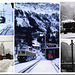 The mountain narrow gauge railways of Wengen, Switzerland c1984