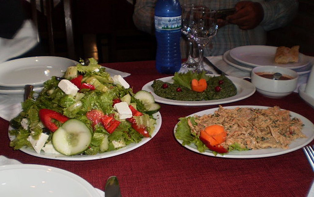 Salads and starters.