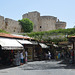 The Old Town of Rhodes, Ermou Street and Towers of Marine Gate