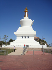 Die Stupa in voller Schönheit