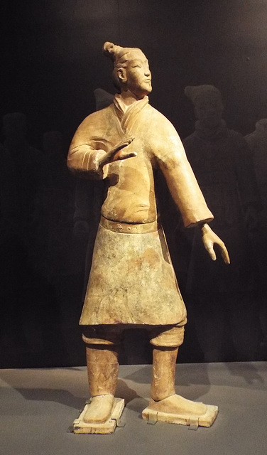 Standing Archer from the Terracotta Army in the Metropolitan Museum of Art, July 2017