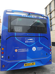 Whippet Coaches WG119 (MX23 LRZ) at Eddington, Cambridge - 18 Oct 2023 (P1160905)