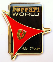 Il logo del circuito di Abu Dhabi dedicato alla Ferrari Mondiale -