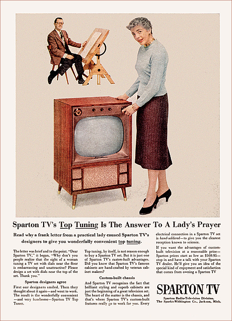 Sparton Television Ad, 1955