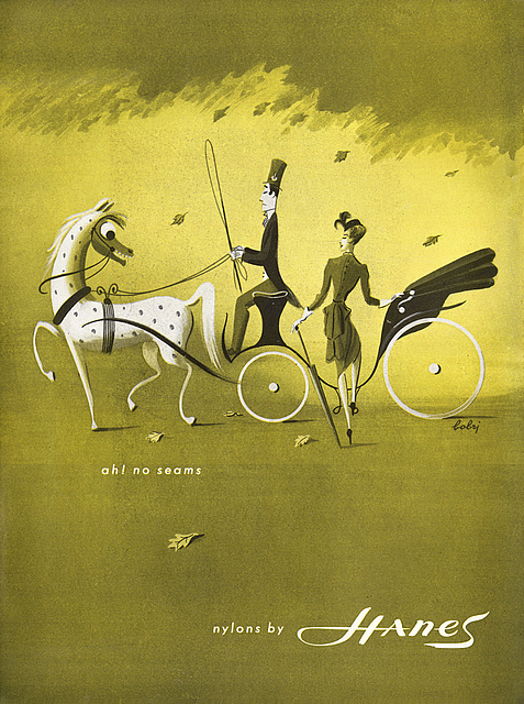 Hanes Hosiery Ad, 1946