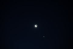 Moon  and Venus