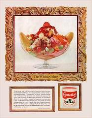 Carnation Ice Cream Ad, 1963