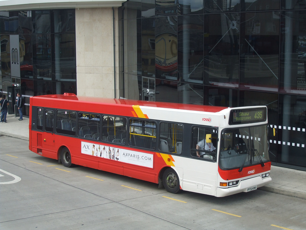 Rosso (Rossendale Transport) PF51 KMV in Rochdale - 4 Jul 2015 (DSCF0510)