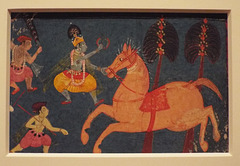 Krishna Slays the Horse-Demon Keshi in the Virginia Museum of Fine Arts, June 2018