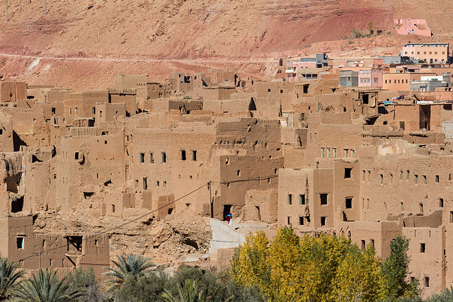 Lehmziegelbauten, Marokko 2012