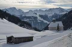 Vorarlberg Alps in the Surroundings of Faschina Village