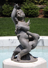Sculpture in a Fountain at Planting Fields, May 2012