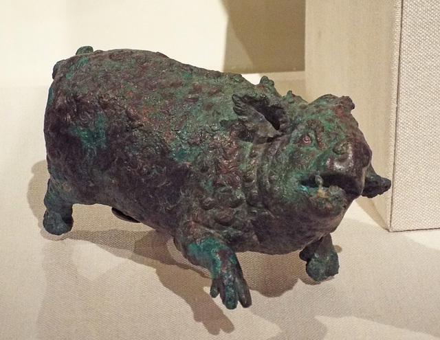 Bronze Statuette of a Wild Sow in the Metropolitan Museum of Art, June 2016