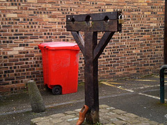Pillory - new option for footwear display?