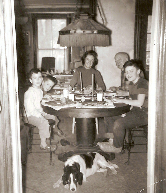 Family dinner, 1961