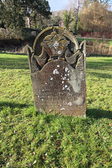 Memorial to Ann and John Bosley, Putley Churchyard, Herefordshire