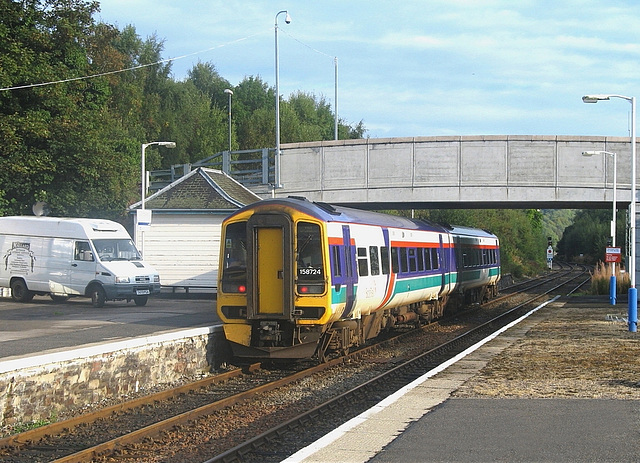 158724 leaves Dingwall for Kyle