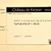 Ticket for the Château de Kerjean