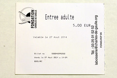 Ticket for La Boisserie