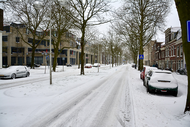 Snow on the Langegracht