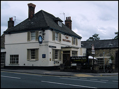 The Britannia with old pub sign
