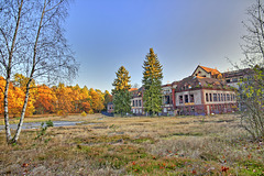 Goldener Herbst in den Beelitz-Heilstätten