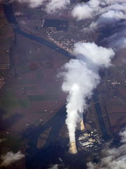 Das Atomkraftwerk Blayais  in Frankreich