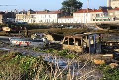 cimetière des bateaux Noirmoutier  Janvier 2014