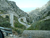 Die "Schlangenstraße" nach Sa Calobra auf Mallorca