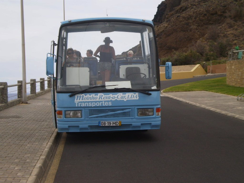 The 1990 Volvo of the touristic tour.