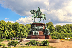 Schwerin, Reiterdenkmal des Großherzogs Friedrich-Franz II.